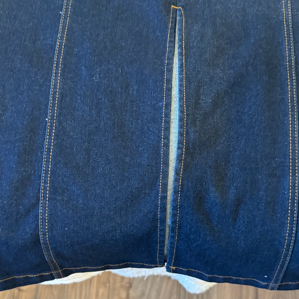 Habitual Women's Dark Blue Denim Dress - Picture 4 of 8
